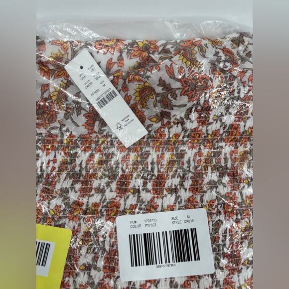 J.Crew Ravenna dress in sunset rose block-print ramie - Picture 6 of 9